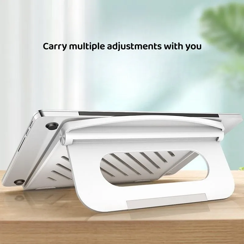 Foldable Laptop Stand For iPad Macbook Mac Pro PC Notebook Tablet Computer Accessories ABS Desktop Bracket Support Cooling Stand