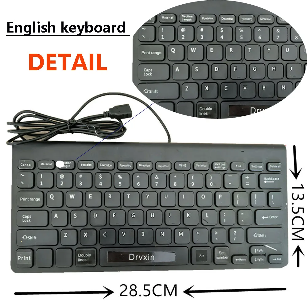 

2025 Line Machine S680A/PC 62 Key Full English Keyboard USB Connection Computer External Keyboard Operation Cable ID Typewriter