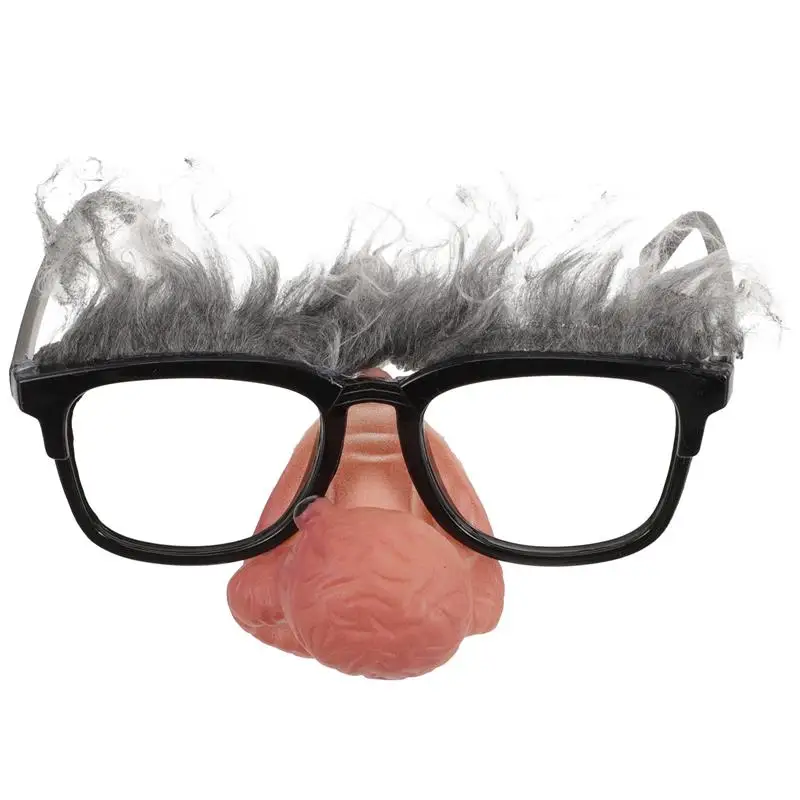 

Mustache Glasses Clown Fancy Dress Costumes Prank Nose Glasses Glasses Clown Nose Party Clown Nose Disguise Eyebrows