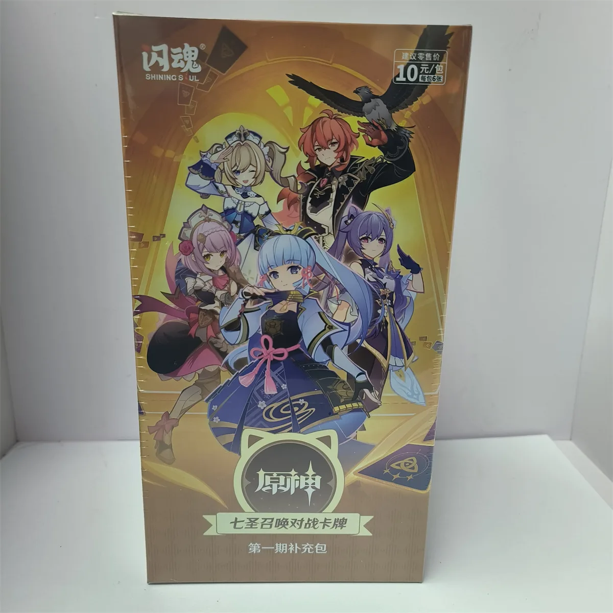 

Оригинальная карта Genshin Impact Genius Invokation TCG, боевая карта Hu Tao Raiden Shogun, коллекционная карта персонажей аниме, детская игрушка в подарок