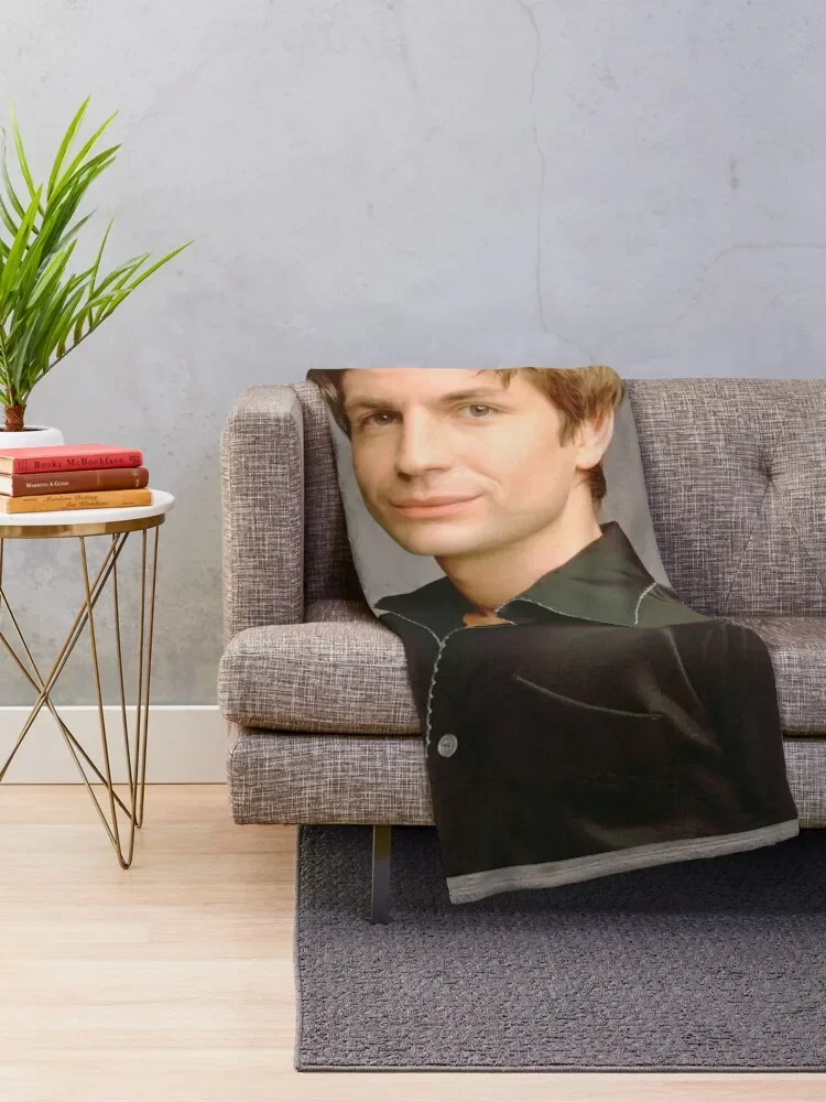 Brian Kinney : I'll see you in your dreams Throw Blanket Flannels Plaid on the sofa Picnic Blankets