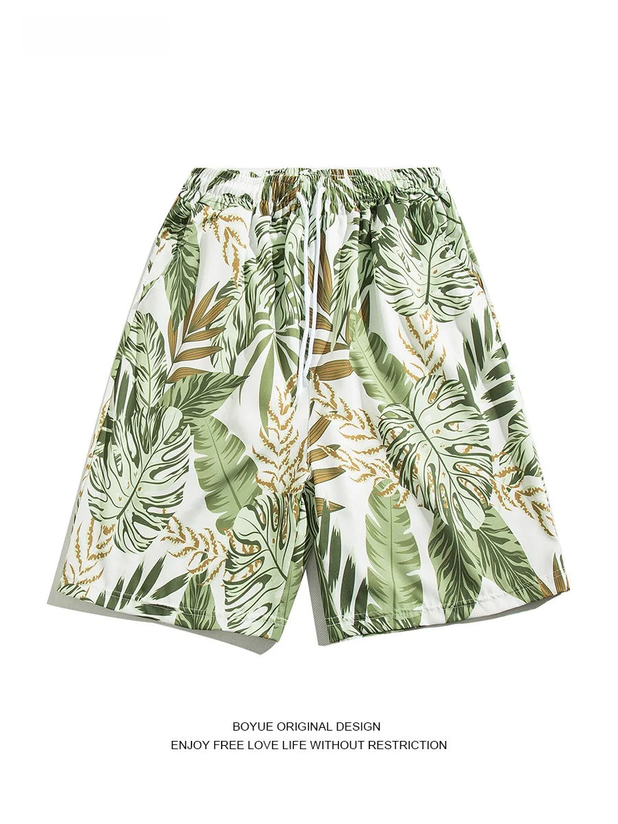 

Мужские летние спортивные шорты Boyue: повседневные, свободные, быстросохнущие, тонкие, для пляжа и серфинга, модные, прямого кроя, длиной до колена