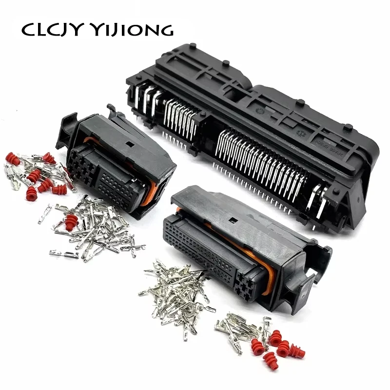 40 Pin 81 Pin 121 Pin Trip Computer Connector 1241434-1 Car ECU Plug 1J0906385C Computer Control System Modification 038906379B