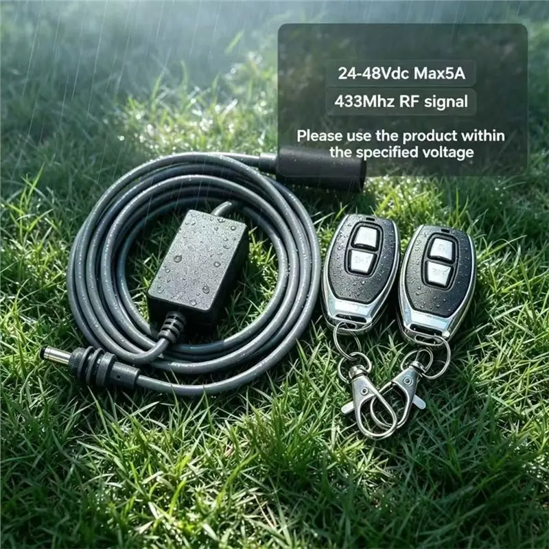 A25F-RF Wireless Remote Control Switch 24-48V DC, For Starlink Mini Max 5A Current Remote Switch