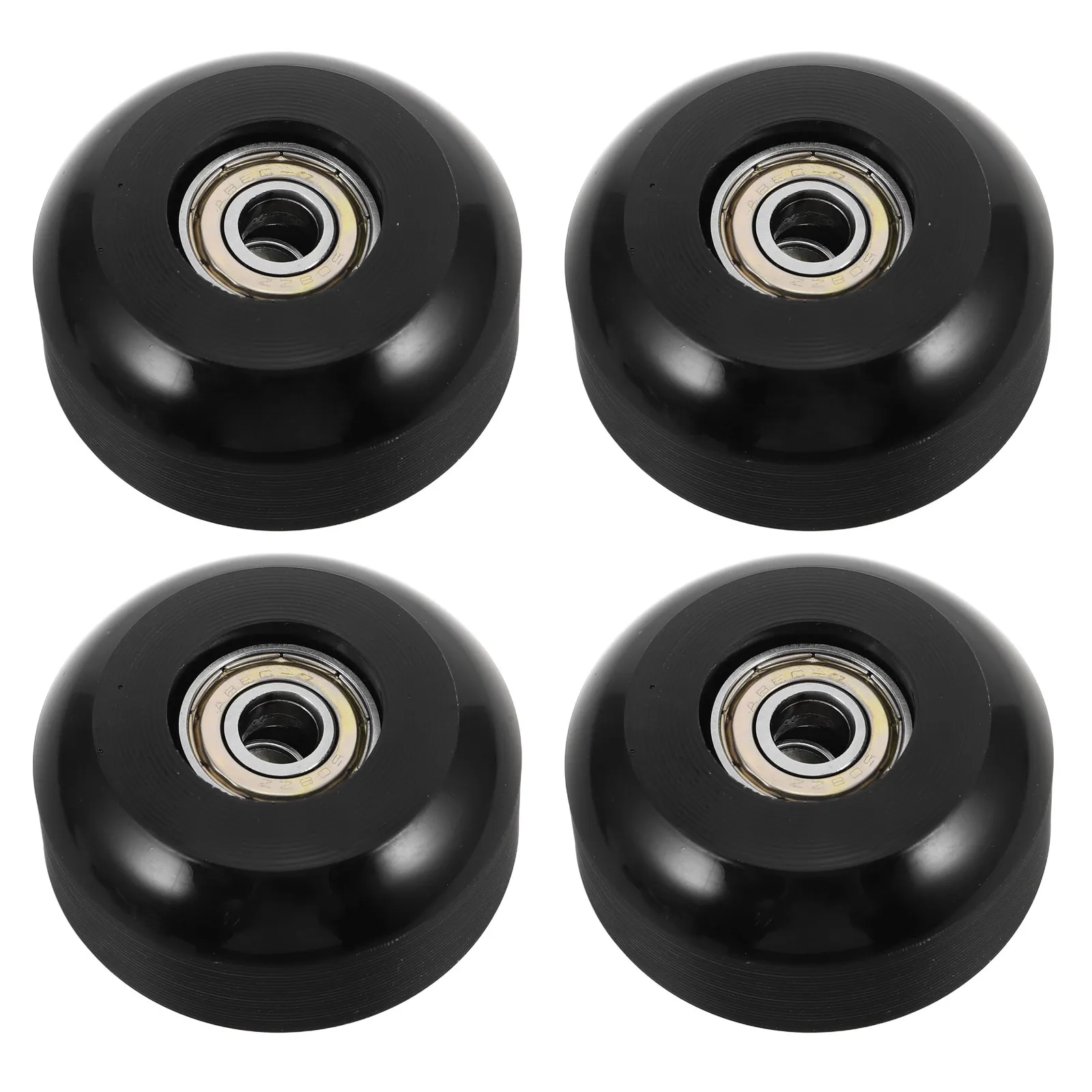 

4pcs Skateboard Wheels Replacement Soft Pu Cruiser Wheels For Street Park Tricks Bearings Included