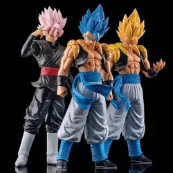 31CM Dragon Ball Z Super Saiyan The Peach Blue Gogeta PVC Action Figure Model Toys Desktop Decoraction Children Birthday Gift
