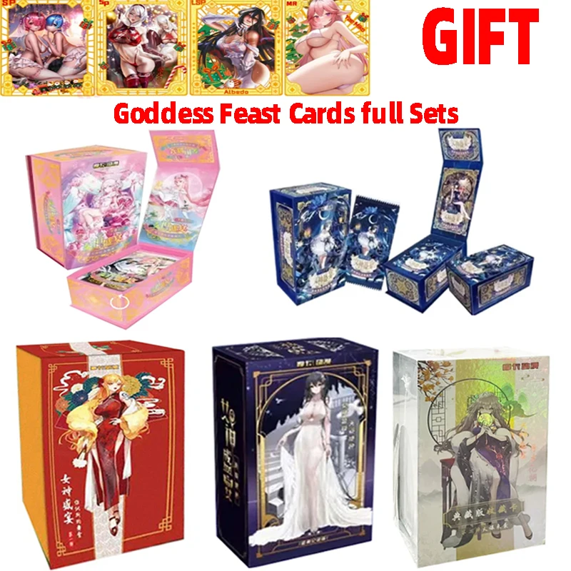 2023 Newest Goddess Story Collection Cards Goddess Feast 5 Cards Feast Booster Box Tcg Doujin Toys And Hobbies Gift