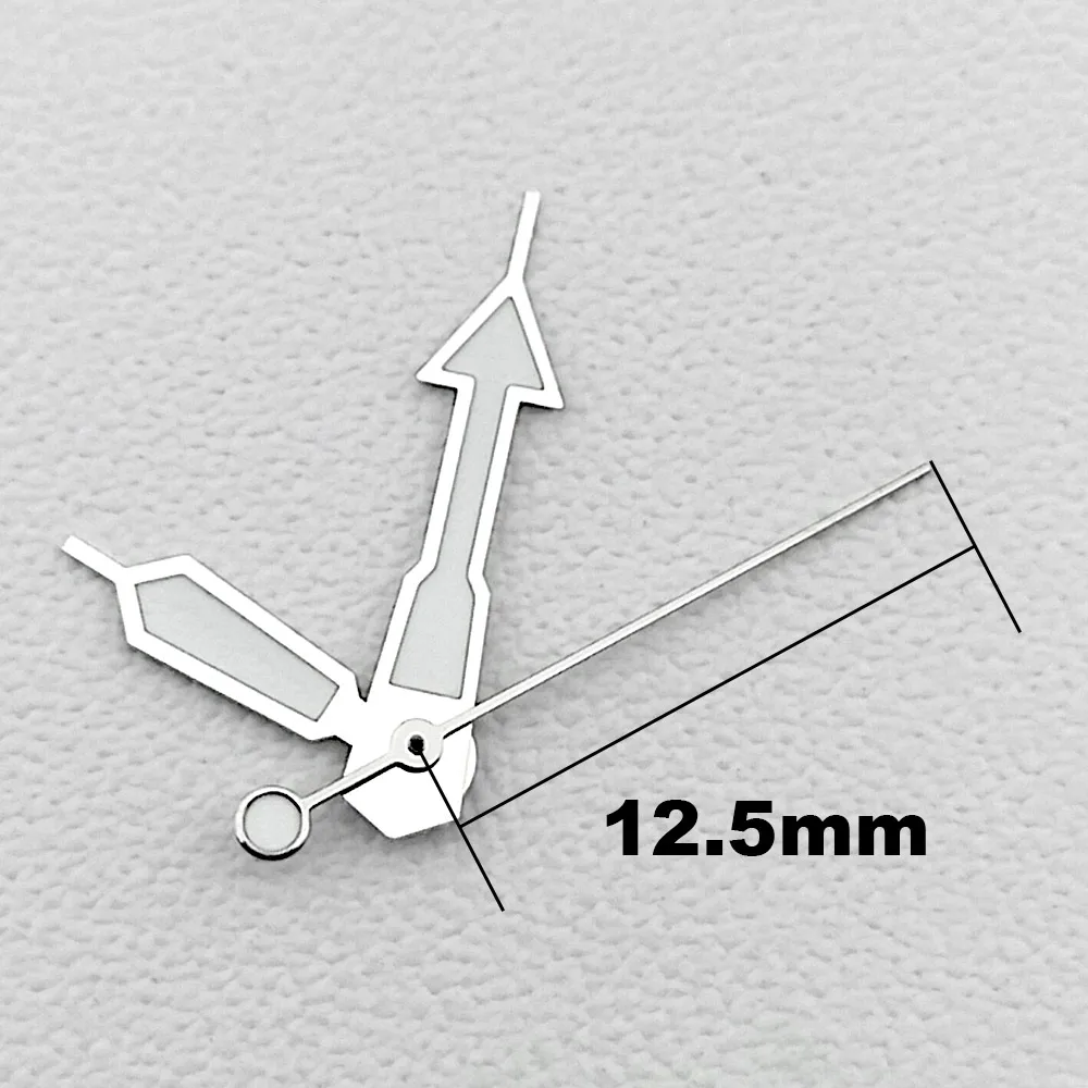 12,5 mm NH35 Zeiger Grün Rot Silber Gold Blau Orange Uhrzeiger C3 Grün leuchtend für NH35/NH36/4R/7S Uhrwerk Uhren Zeiger – Detail 1