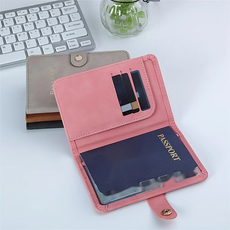 

Multifunctional Passport Holder, Travel Document Organizer, Multiple Card Passport Wallet for Men Women