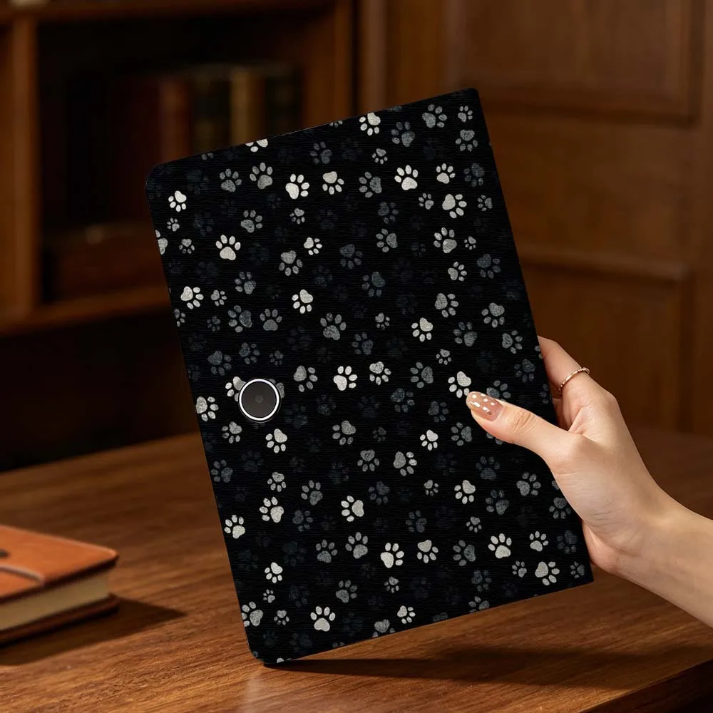 Animal Cat Paw Print Art For OPPO VIVO IQOO OnePlus Realme Pad 3 Pro 13 12.1 11.4 11 inch Pen Tray Tablet Case Soft