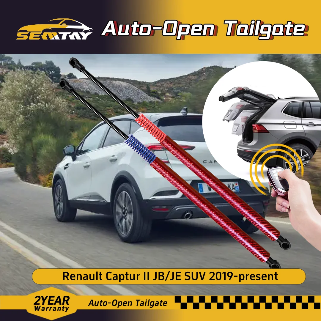 

SEMTAY Automatic Lifting Trunk Struts with Spring for Renault Captur II JB/JE SUV 2019-present Rear Tailgate Boot Lift Supports