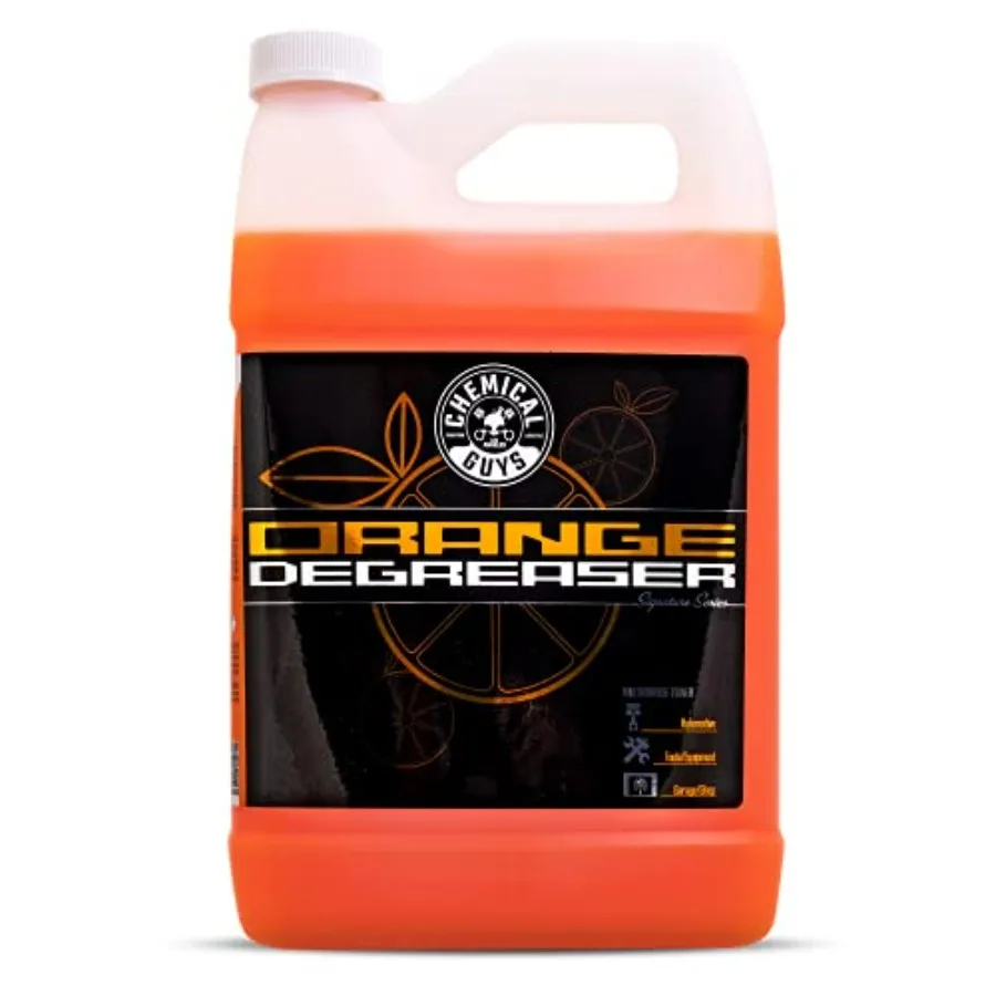 

Спрей-обезжириватель Signature Series Orange Degreaser, 128 унций, универсальное средство для тяжелых загрязнений, для двигателей, шин, ходовой части, инструментов и многого другого.