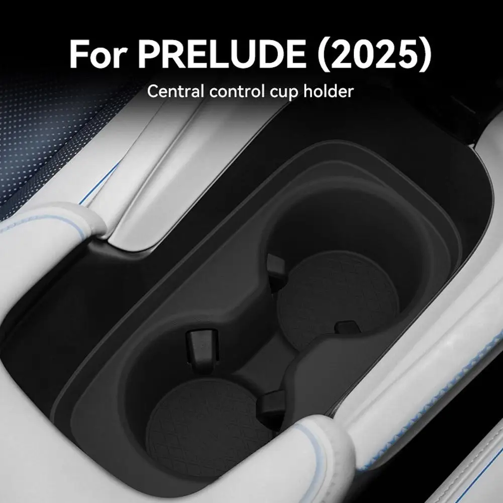 Smabee for Honda Prelude 6th Gen BF1 2025-2026 Center Console Cup Holder Shock-Absorbing TPE Car Accessories