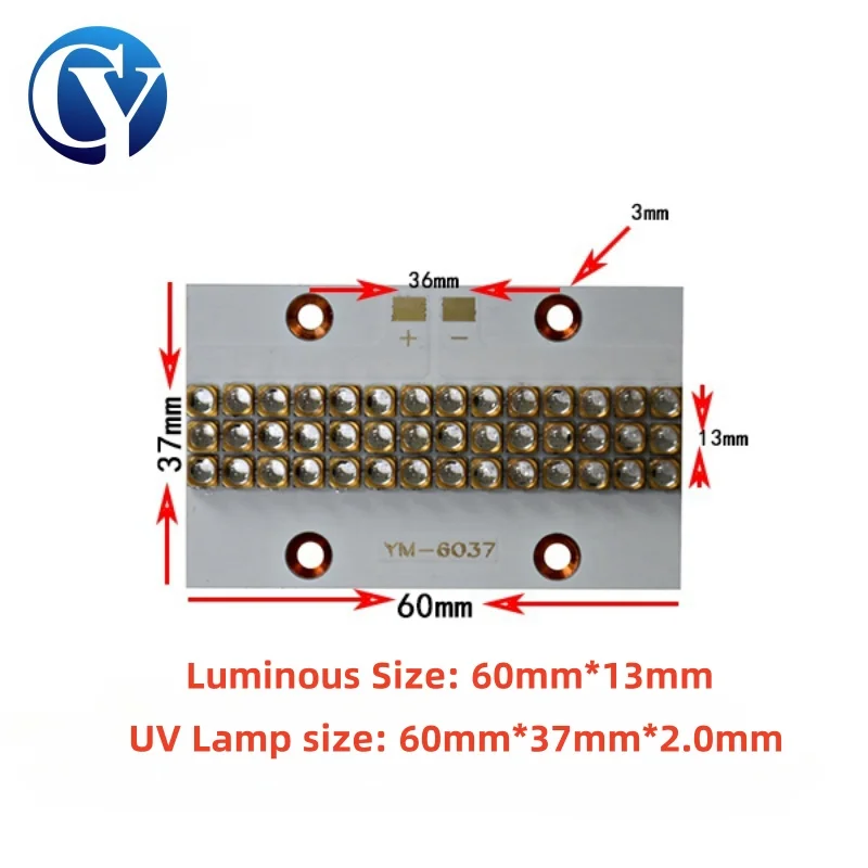 modulo-de-luz-led-uv-de-120w-lamparas-ultravioleta-de-curado-con-pegamento-uv-365nm-385nm-395nm-405nm-cuentas-de-chip-de-lente-de-cuarzo-3535