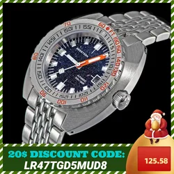 Reloj SEESTERN SUB300T Diver automático hombre mecánico cristal de zafiro fecha luminosa impermeable 200 vueltas pulsera reloj de pulsera Retro