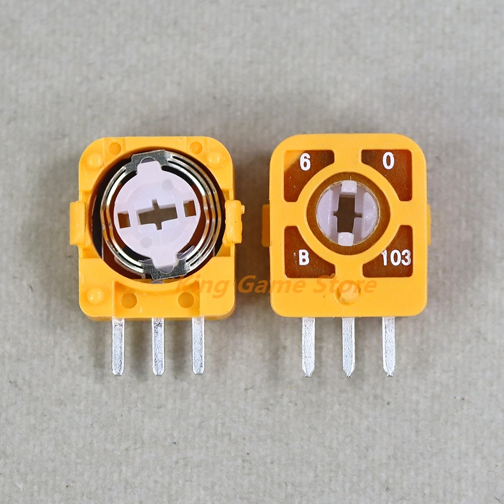 Botón Microinterruptor analógico 3D naranja para controlador XBOX360, potenciómetro, resistencias de eje, 2 uds.