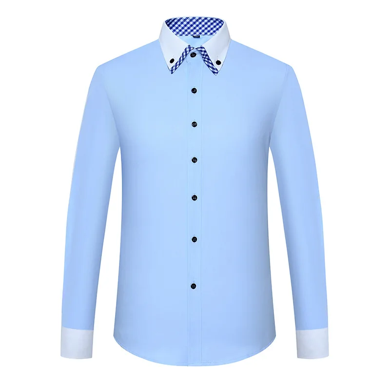 

New Long sleeved Shirt, Men's Fashion Slim Fit Korean Edition Shirt, Suit, Business and Professional Top, Company Workwear