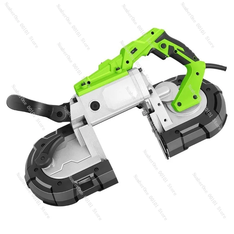 Portable Band Saw Machine Metal Cutting Tool Small Electric Saw High Precision Handheld Multifunction Cutting Machine