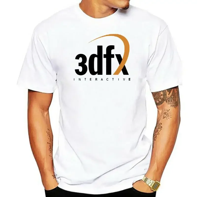 

Men short sleeve tshirt 3dfx logo unisex T shirt women T-shirt