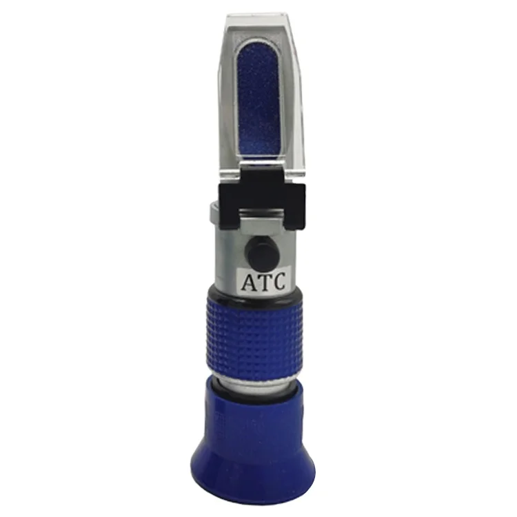 Honey Tester Refractometer Honey Moisture Meter Water Range Brix 13-25% With ATC Pure Aluminum Styles