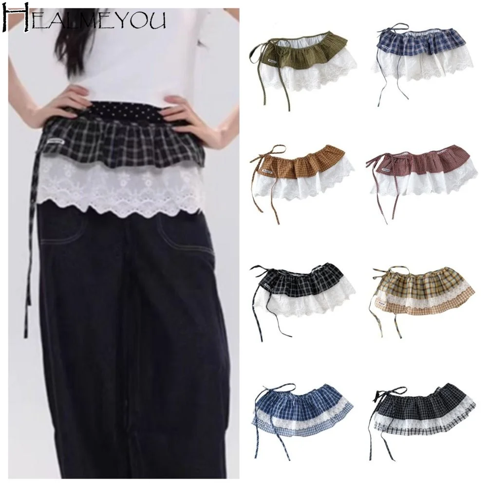 saia-curta-estilo-coreano-com-renda-e-babados-estilo-pastoral-cintura-alta-com-detalhe-xadrez-e-efeito-de-volume-traseiro-estilo-balletcore-doce-para-meninas