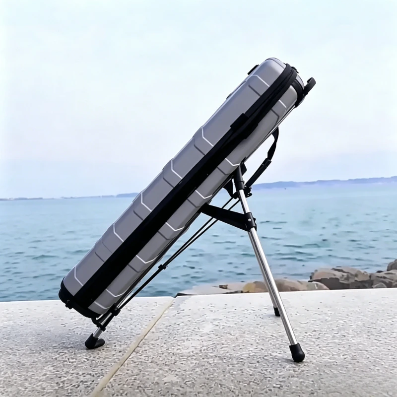 

New Hard Shell Fishing Rod Case Impact-Resistant 125cm Waterproof Umbrella Storage Multi-Function Abrasion Resistant Backpack