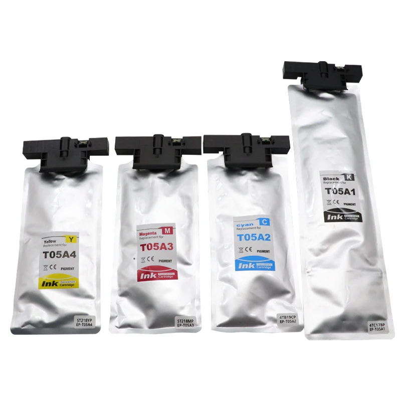T05A T05A1 T05A3 Ink Bag With Pigment Ink With Chip Compatible For Epson Workforce pro WF-C878Ra WF-C879Ra C878a C879a Printer