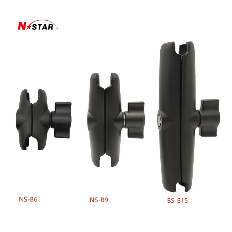 

Алюминиевый кронштейн Nstar с двойной розеткой 25 мм, 1 дюйм, шаровое основание, крепление для Ram, регулируемый рычаг, разъем для телефона, GPS, держатель камеры, кронштейн