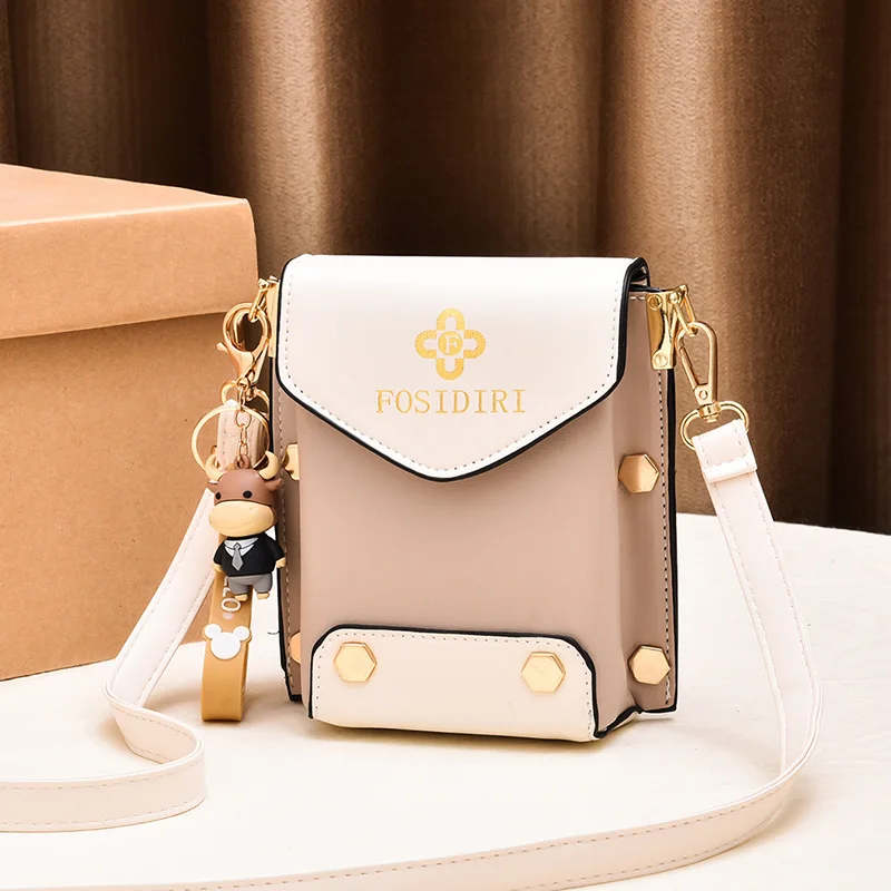 Mobile Phone Bag Women\'s Summer Crossbody Bag 2023 New Fashion Texture Shoulder Bag Simple and Westernized Mini Bag