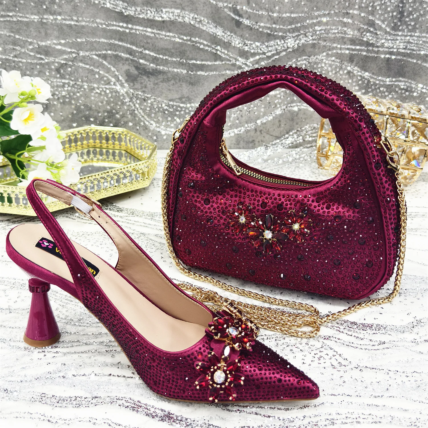 Purcoral Sepatu Hak Slingback - Women'S Evening Bags ulasan dan harga