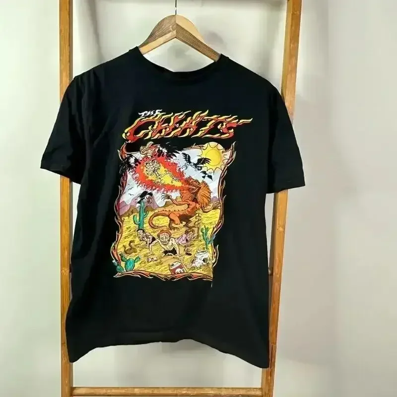The Chats Band T shirt Black cotton S 5Xl BT460