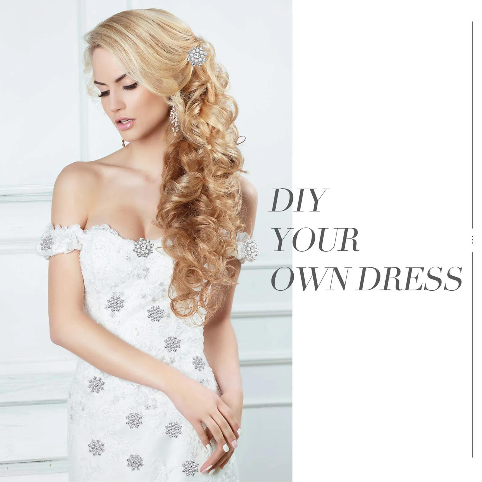 

50 шт. снежинка, кристалл, жемчуг, аксессуары «сделай сам», подвески из сплава, креативный декоративный материал для заколок для волос, чехол для телефона, ювелирные изделия