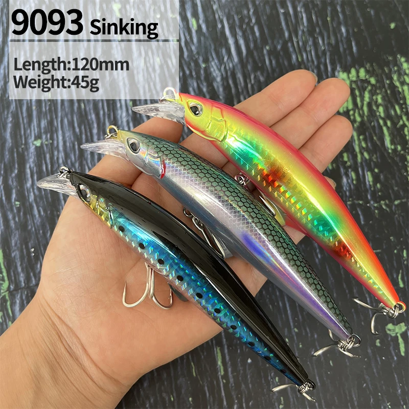 Swimbait hundido 120mm 45g para trucha y lubina – pesca de fondo