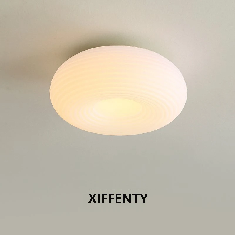 

Потолочный светильник для входа, скандинавский простой светильник для спальни, люстра для столовой, лампа в кремовом стиле, лампы для украшения интерьера