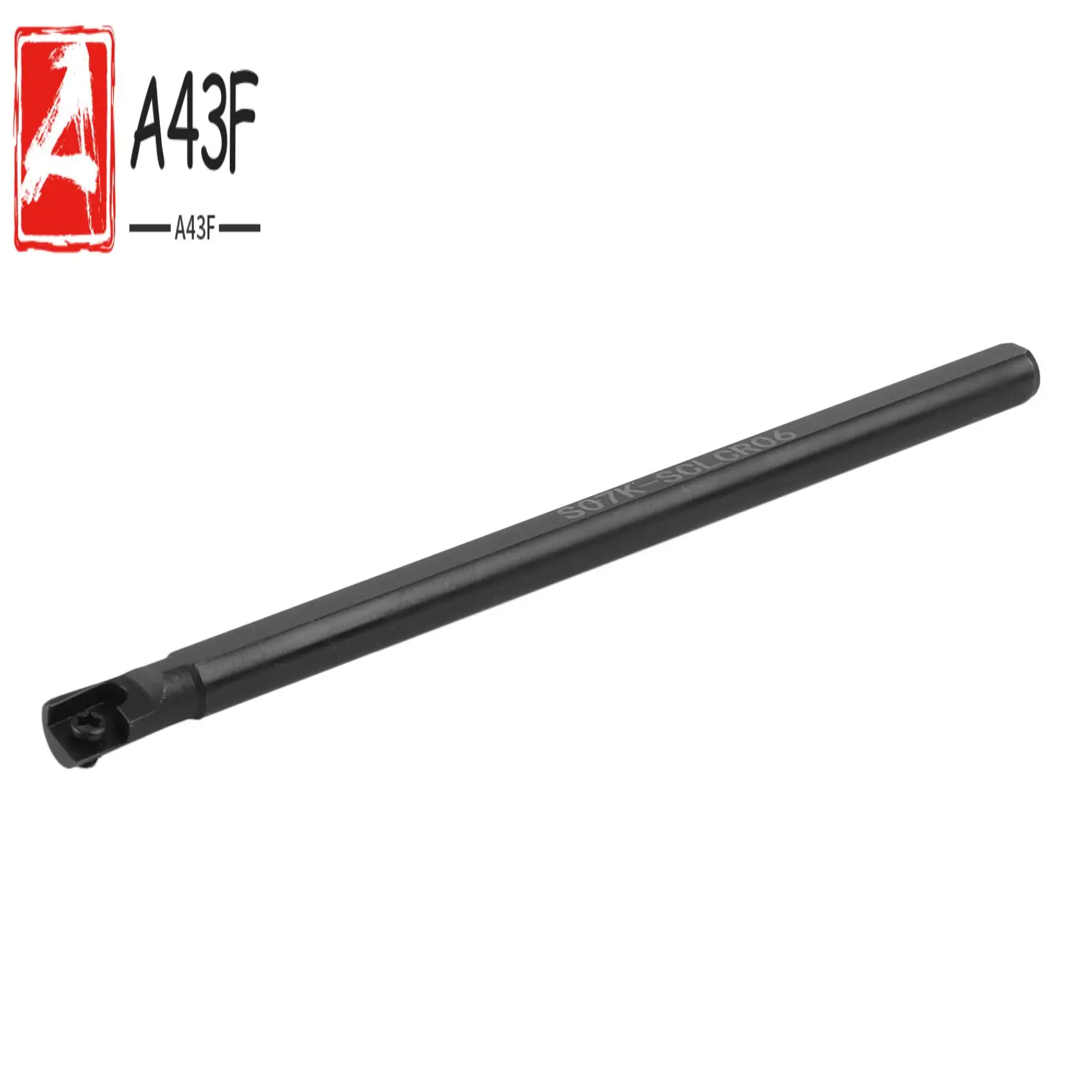 

A43F-1Pcs Токарный инструмент SCLCR S07K-SCLCR06 Внутренний токарный станок Расточные оправки Твердосплавные инструменты