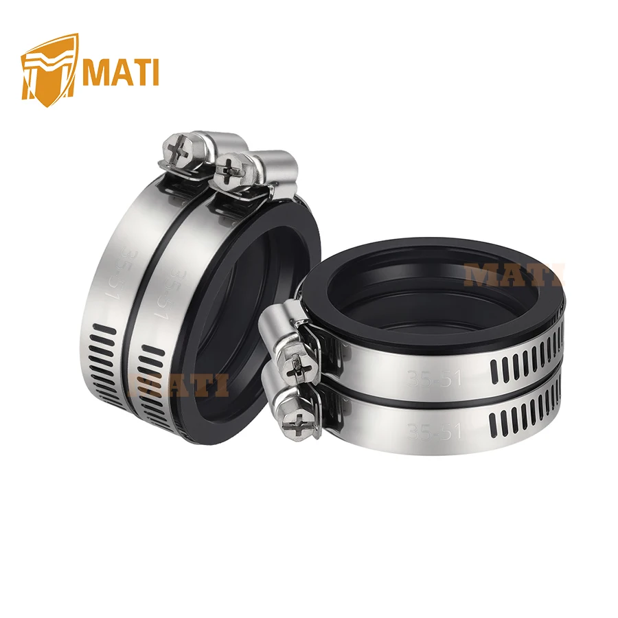 M MATI 2Pcs Carburetor Intake Manifold Boot For Honda Shadow 700 750 VT700C VT750C 1983-1987