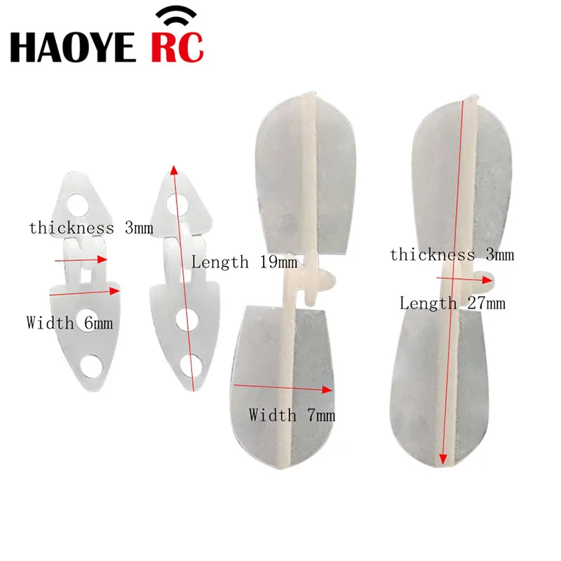 Haoye 20 шт. микро-Люк, петли, цвет для радиоуправляемой электрической фотовспененной модели, запасные аксессуары