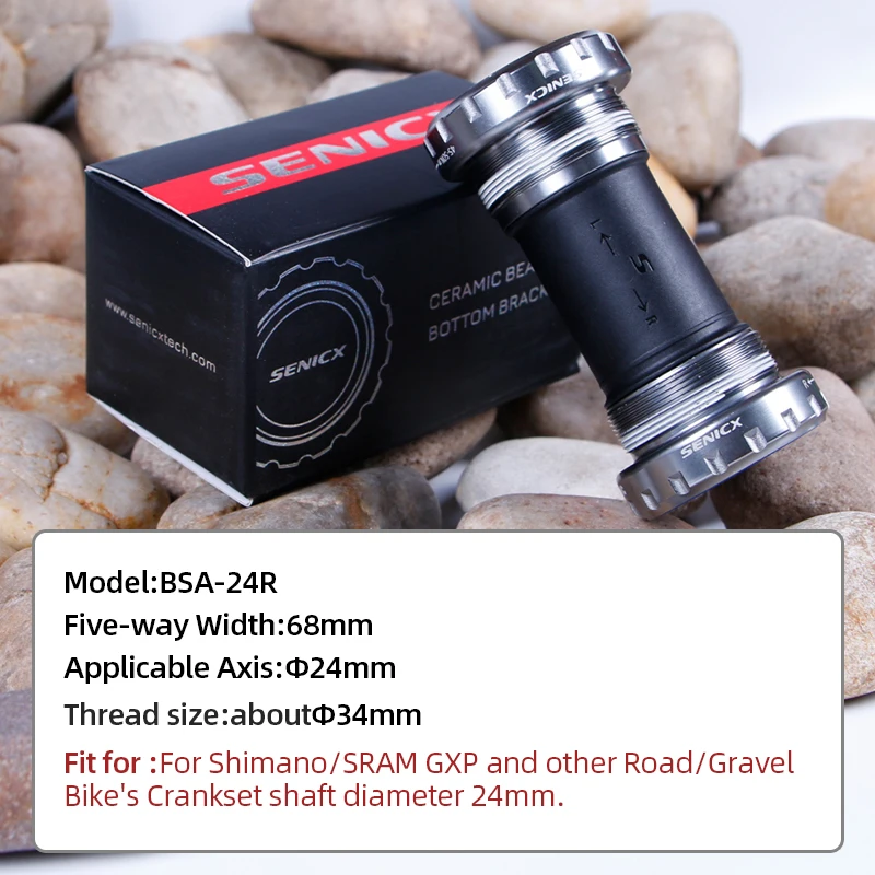 SENICX Bicycle Bottom Bracket Ceramic BSA Thread Road Bike Central