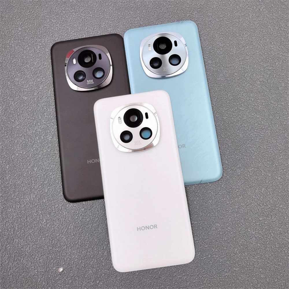 

For Honor Magic6 5G BVL-AN00 Back Glass Battery Case Rear Door Housing Lid Panel Shell Repair Parts +Camera Lens & Glue Magic 6