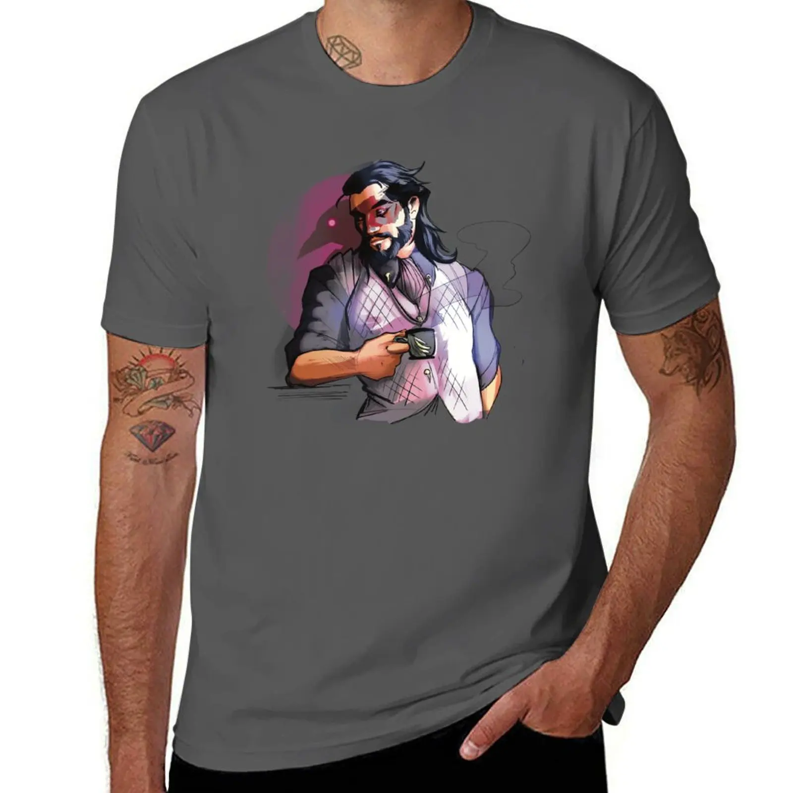 

Lucanis Della Morte T-Shirt Anti-Wrinkle Short Sleeve T-Shirt