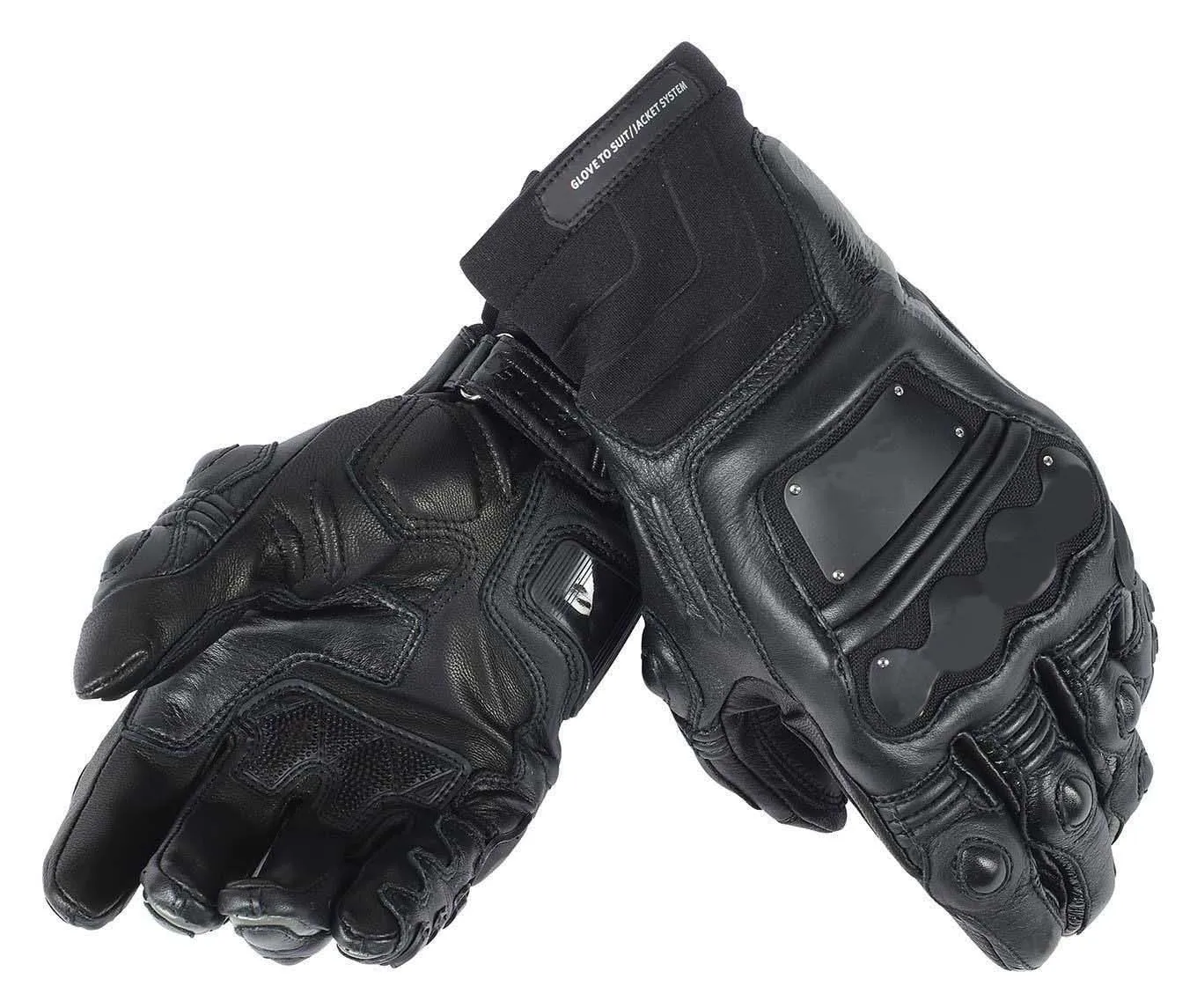 

NEW Black Motocross Mororbike Racing Street Moto Riding Gloves Race Genuine Leather Glove