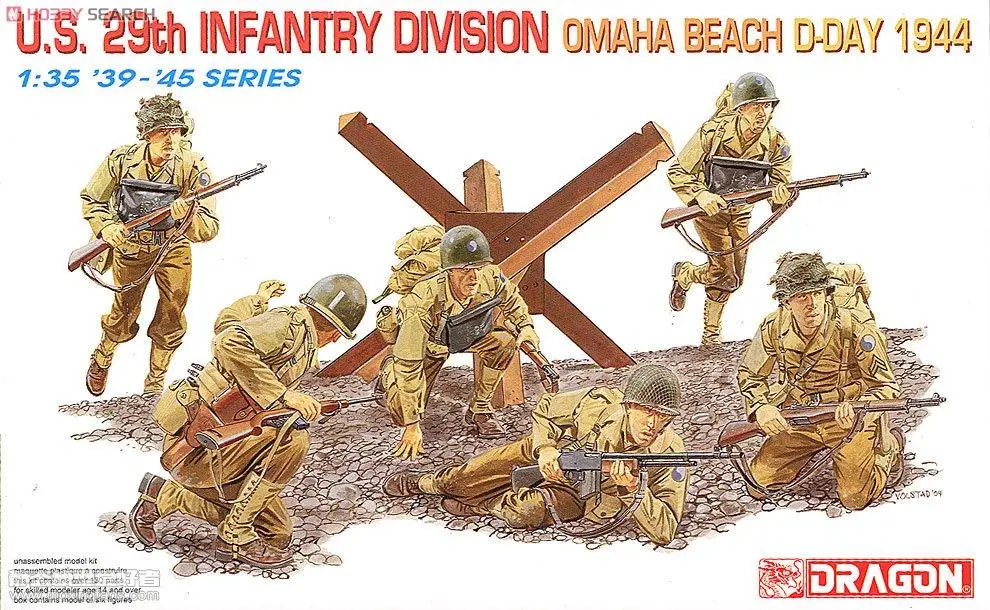 

DRAGON 6211 1/35 '39-45 Series U.S.29th Infantry Division Omaha Beach D-Day 1944 Model Kit