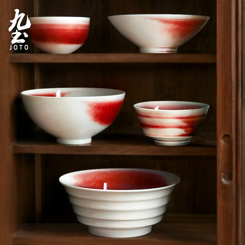 

JOTO Japanese Handmade Vintage Dinner Bowl CJR0510