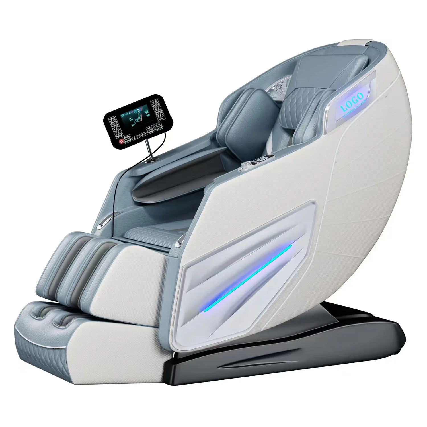 

HFR Shiatsu Luxury Electric Recliner Designer Fullbody Zero Gravity Massage Chair Heating Music Bluetooth Salon Furniture