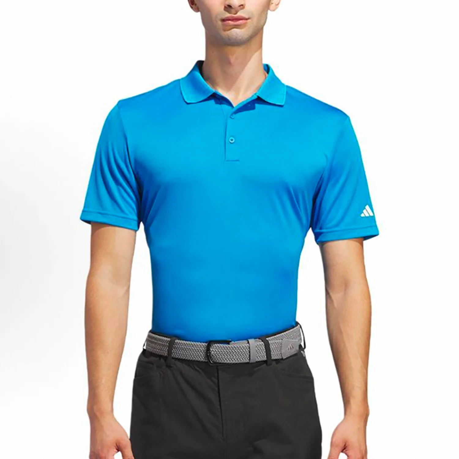 

Официальная летняя мужская рубашка-поло Adidas с короткими рукавами и классическим воротником в стиле ретро IU4436