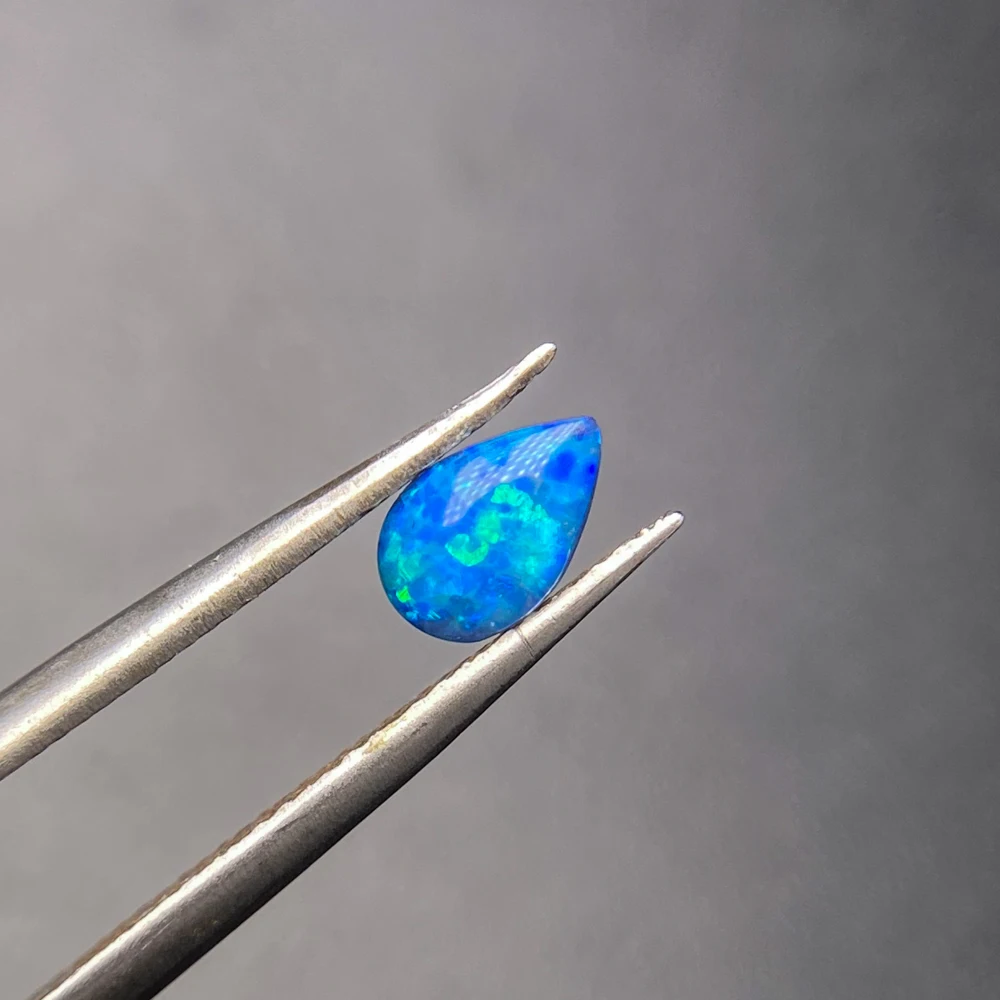 

Real Natural Opal Loose Gemstone Pear 4*6mm 1pc Origin in Australia DIY Jewelry Women Party Gift Best Quality