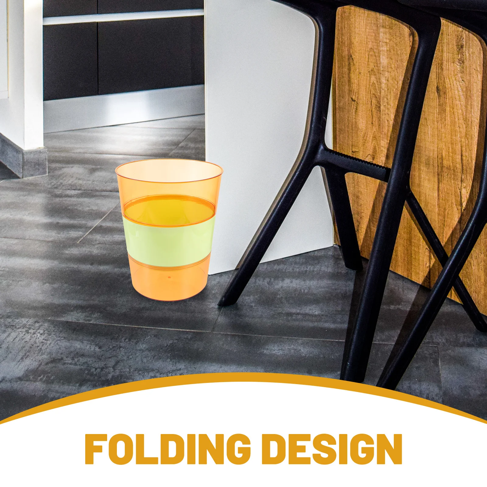 

Large Capacity Kitchen Trash Can Detachable Plastic Garbage Bucket Waste Bin for Home Office Bedroom Bathroom Use