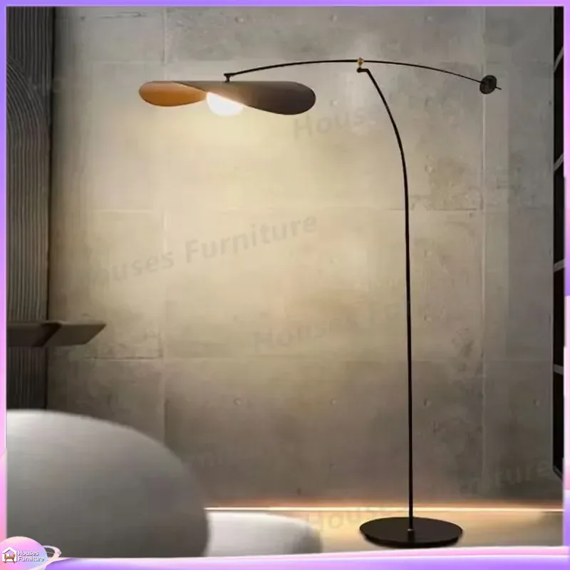 For Italian Creative Floor Lamp Modern Living Room Light Luxury Sofa Side Advanced Fishing Lamp LED Standing Light Home Decor