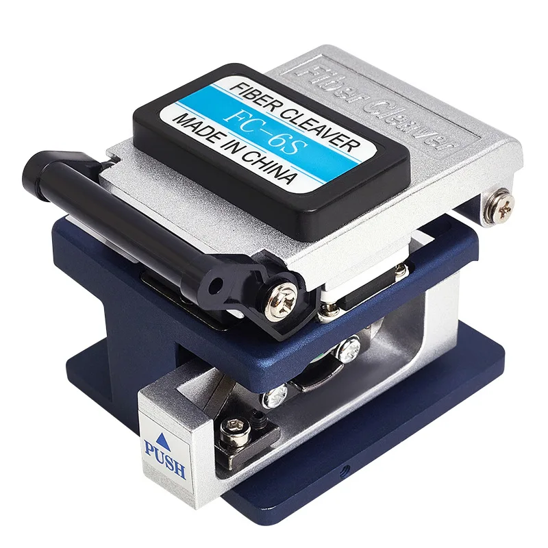 VANDESAIL FC-6S Optical Fiber Cleaver | FTTH Cold Connection Tool with Auto Return Blade | Fiber Optic Cutter