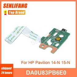 For HP Pavilion 14-N 15-N Laptop Power Switch Board With Cable DA0U83PB6E0 Small Button Board Well Tested